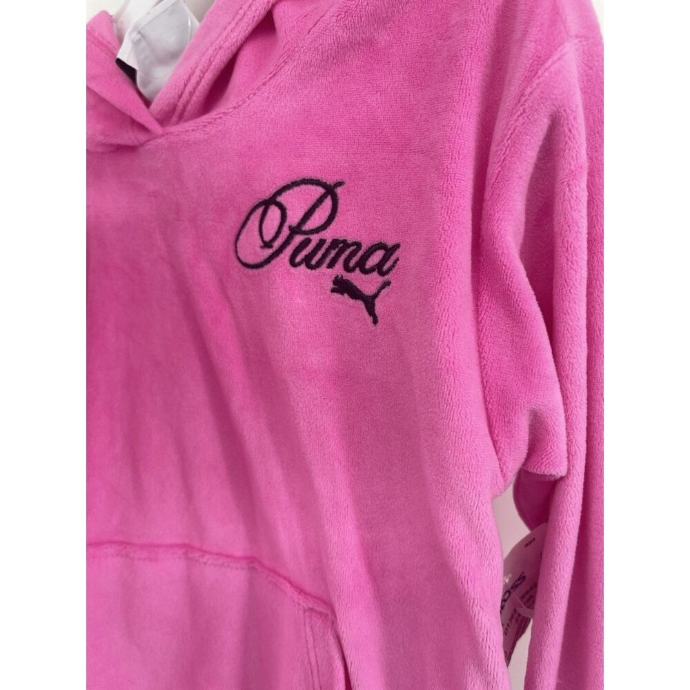 NWT PUMA SIZE 24 MONTHS 2 PIECE‎ TRACK JOGGING SWEAT Pink Black Girls Athletic - Picture 4 of 7